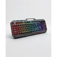 Azrlya Işıklı Oyuncu Q Klavye Mouse Seti Siyah Gaming Oyuncu Klavye