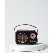 Azrlya Nostaljik Retro Radyo – Bluetooth, USB ve Fm Özellikli Şık Tasarım