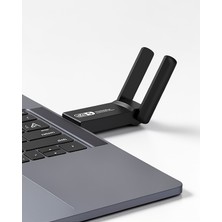 Azrlya Wifi Adaptör Çift Bantlı Kablosuz Wifi Adaptörü