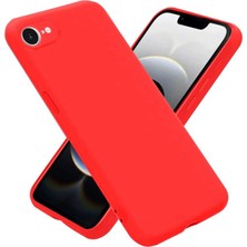 Royaleks Iphone 16E Kılıf First Silikon - Kırmızı