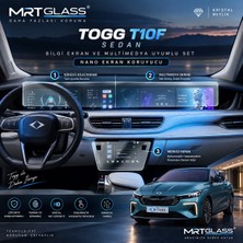 Mrtglass Togg T10F Ekran Koruyucu 9h Nano Multimedya Gösterge ve Bilgi Ekranı Seti
