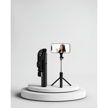 Azrlya Kablosuz Bluetooth Selfie Çubuğu – 360° Dönebilir Başlık, Taşınabilir ve Şık Tasarım