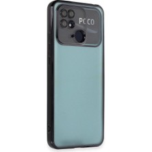 Royaleks Redmi 10C Kılıf Razer Lensli Silikon - Siyah