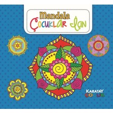 Burcom Mandala Çocuklar Için - Mavi