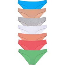 Royaleks 7 Adet Süper Eko Set Likralı Kadın Slip Külot Set 6