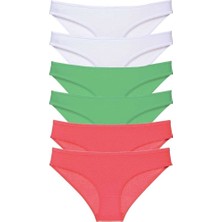 Royaleks 6 Adet Süper Eko Set Likralı Kadın Slip Külot 552 — Beden: Xl
