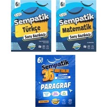 Ünlüler Karması 6.sınıf Sempatik Türkçe - Matematik Soru Bankaları  ve Paragraf 36 Haftalık Kazanım Denemeleri