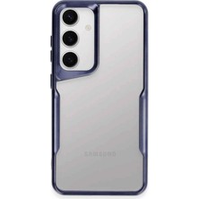 Royaleks Samsung Galaxy S24 Kılıf Boyi Silikon Kapak - Lacivert