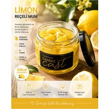 Candlecastcreation Yoğun Limon Kokulu Limon Reçeli Jel Mum
