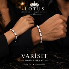 Lotus Atölye ve İyi Yaşam Merkezi Varisit Taşı Bileklik – Doğal Taş Ayarlanabilir Kadın & Erkek Bileklik | 6 Renk Seçeneği