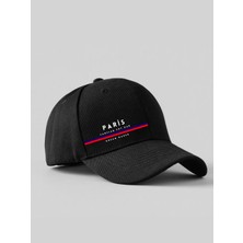 Gyes Paris Baskılı Spor Sapka Unisex Ayarlanabilir Cırtlı Şapka