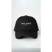 Gyes Milano Italy Baskılı Spor Şapka Unisex 56-60 cm Ölçülere Kadar Ayarlanabilir Çırtlı