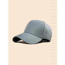 Gyes Gri Spor Şapka Unisex Arkası Cırtlı Ayarlanabilir