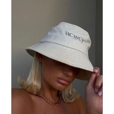 Gyes Vacancy Kova Unisex Krem Bucket Balıkçı Şapka