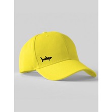 Gyes Shark Baskılı Spor Sapka Unisex Ayarlanabilir Cırtlı Şapka