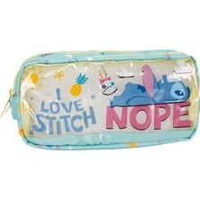 Stitch Nope Yazılı Kalem Kutusu