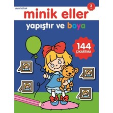 Burcom Minik Eller Yapıştır ve Boya - Mavi