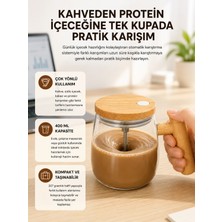 Marsilyan Ip6 Su Sızdırmaz Şarjlı Kupa 3D Karıştırma, 400 ml Yeni Nesil