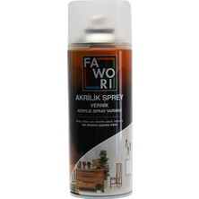 Fawori Akrilik 400 ml Sprey Vernik Mat 001