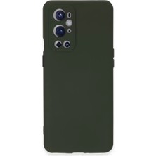 TeknoKapsül Newface One Plus 9 Pro Kılıf Nano Içi Kadife Silikon - Koyu Yeşil