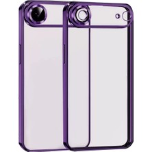TeknoKapsül Newface Apple Iphone 17 Air Razer Lensli Silikon - Açık Mor