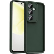 TeknoKapsül Newface Samsung Galaxy A57 5g Viera Silikon - Koyu Yeşil