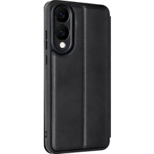 TeknoKapsül Newface Samsung Galaxy S25 Edge Flip Cover - Siyah