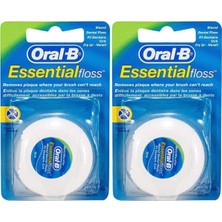 Oral-B Essential Floss Naneli ve Mumlu Diş Ipi 50 M x 2 Adet