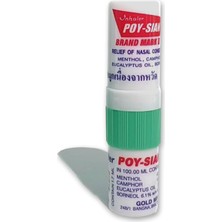 Poy-Sıan Mark Iı Mentol Aromaterapi Nazal Inhaler, Soğutma Uçucu Yağlar ile Doğal Bitkisel Çö