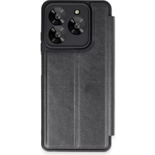 TeknoKapsül Newface General Mobile Era 30 Kılıf Flip Cover - Siyah