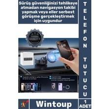 Wintoup #telefontutucu Araç Içi Mıknatıslı Güçlü Tutuş Sarsıntı Önleyici Pratik Şık Magsafeli Telefon Tutucu