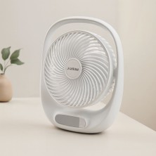 Royaleks USB Masaüstü Fan 20 cm 3 Kademe Işıklı