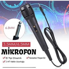 Marsilyan Karaoke Mikrofon Kablolu Mikrofon 6.5 mm Karaoke Mikrofonu