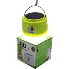 Royaleks USB Şarjlı LED Solar Kamp Lambası