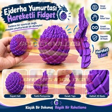 SATECHNOLOGY Ejderha Yumurtası Hareketli Dragon Egg Fidget Stres Yumurtası