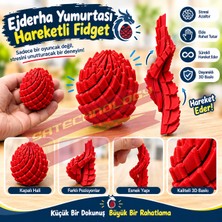 SATECHNOLOGY Ejderha Yumurtası Hareketli Dragon Egg Fidget Stres Yumurtası