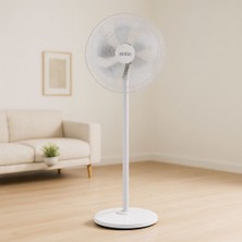 Royaleks Ayaklı Vantilatör 5 Kanat 18'' (Yaklaşık 45 Cm) Sessiz 3 Kademe 140 cm