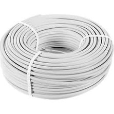 Brf Store Acanticaret Elektrik Uzatma Kablosu, 100 Metre, Beyaz 2x1.5mm