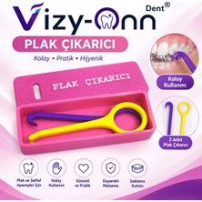 Vizy - Onn Ortodontik Şeffaf Plak Sökme Aparatı - Invisalign ve Aligner Çıkarıcı Pembe Kutulu 2’li
