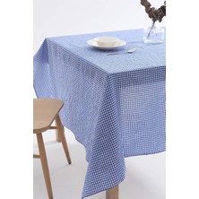 Brf Store Acanticaret Pötikare Masa Örtüsü Pamuk Sofra Bezi 160X160 (Mavi)