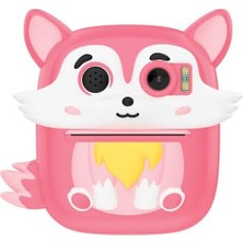 Brf Store Acanticaret Torima Cmr-20 Pro Pembe Dijital Video Kayıt Fotoğraf Çocuk Kamerası Termal Resim Kağıt B