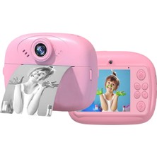 Brf Store Acanticaret Dijital Fotoğraf Makinesi Çift Kameralı Çocuk Çek Çıkar Anlık Baskılı Termal Yazıcı Vide