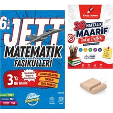 Ünlüler Karması 6.sınıf Jett Matematik Fasikülleri 2027 Maarif Modeli+Maarif Defter+Telefon Tutucu