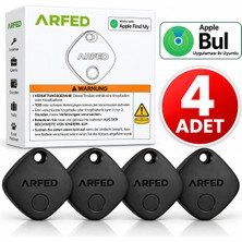 Arfed Akıllı Takip Cihazı Airtag (4'lü Paket Akıllı Takip Cihazı)
