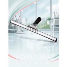 Yorulmaz Ambalaj 45 cm Metal Camçek Cam Sileceği Pencere Cam Temizlik Aparatı