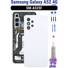 Fodos Samsung Galaxy A52 4g Arka Kapak Pil Batarya Kapağı Kamera Lensli SM-A525F Uyumlu + Tamir Kiti