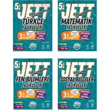 Ünlüler Karması 5.sınıf Türkçe - Matematik - Fen Bilimleri ve Sosyal Jett Fasikül 4'lü Set