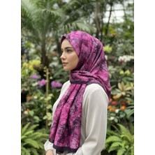 Cappio Craft Müslüm, Floral Çiçek Desenli Bürümcük Şal – Zarif, Kaymaz, Terletmez ve Rahat Kullanım 75 x 200 cm