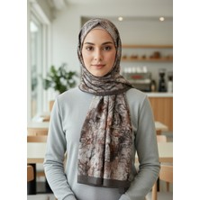 Cappio Craft Müslüm, Floral Çiçek Desenli Bürümcük Şal – Zarif, Kaymaz, Terletmez ve Rahat Kullanım 75 x 200 cm