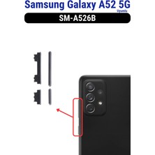 Fodos Samsung Galaxy A52 5g Açma Kapama ve Yan Ses Tuşu Plastik Düğme SM-A526B Uyumlu